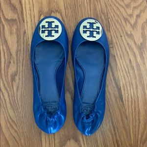 Blue Tory Burch flats